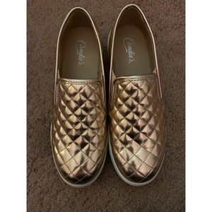 CANDIES METALLIC “VANS” SHOES